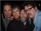 Leo, his brother Vince (the Bohemian Prince), Terry and Dave enjoy a brief sojourn in a Madison parking lot  - 01/31/03